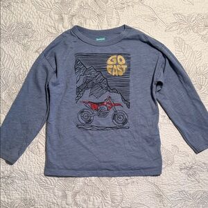 Garanimals Blue 'Go Fast' Motorcycle Long Sleeve Tee